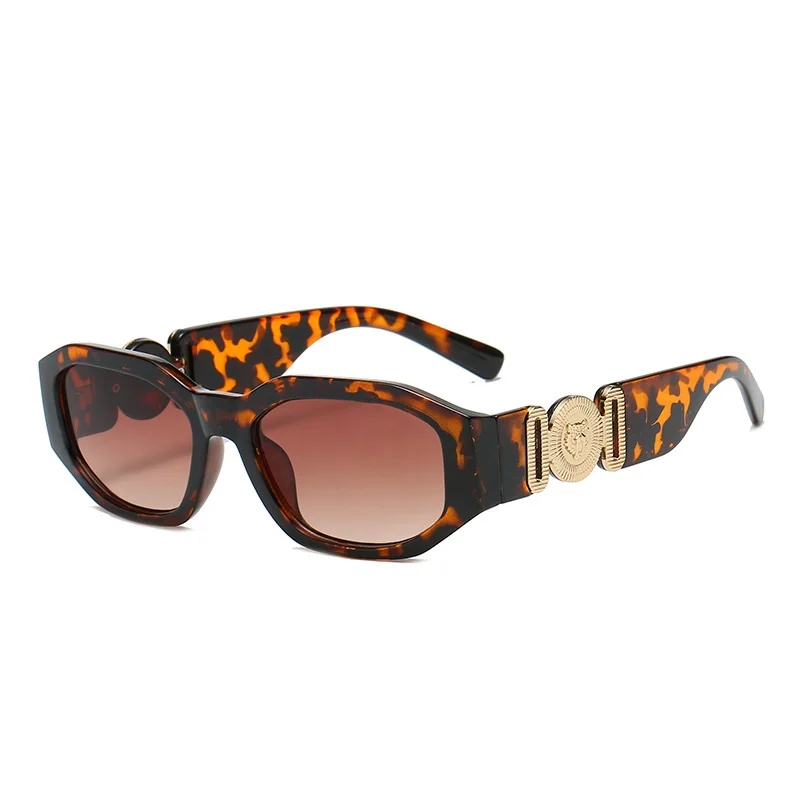 Fashion Sonnenbrille Luxus Damen Herren rechteckige quadratische Brille Vintage
