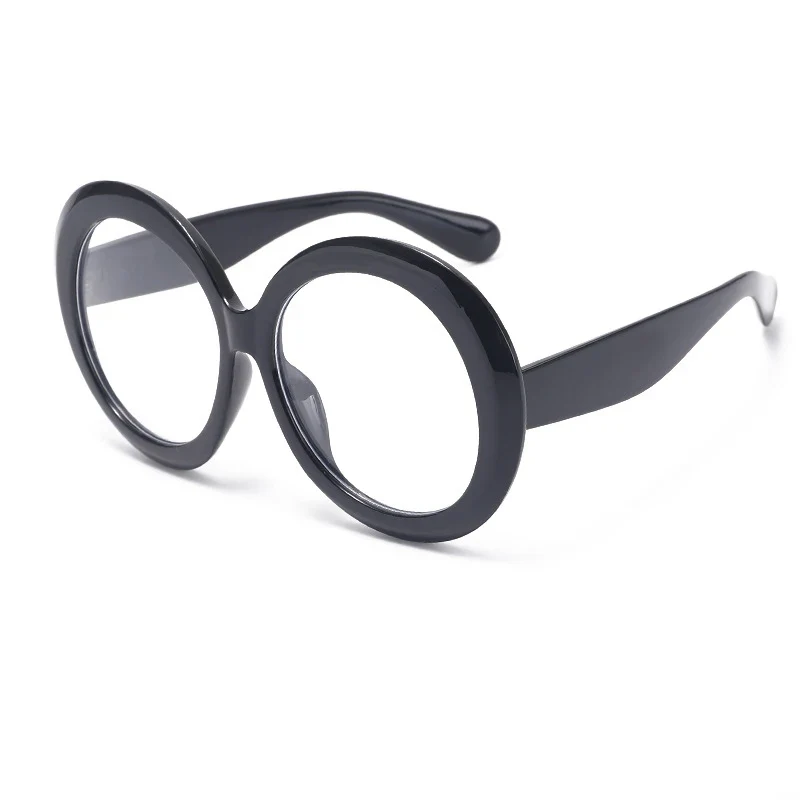 Damen Designer Luxus Brille Sonnenbrille Runde Übergröße Gläser Vintage
