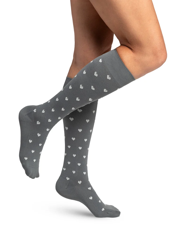 Sigvaris Microfiber Patterns Women's Knee High 20-30 mmHg