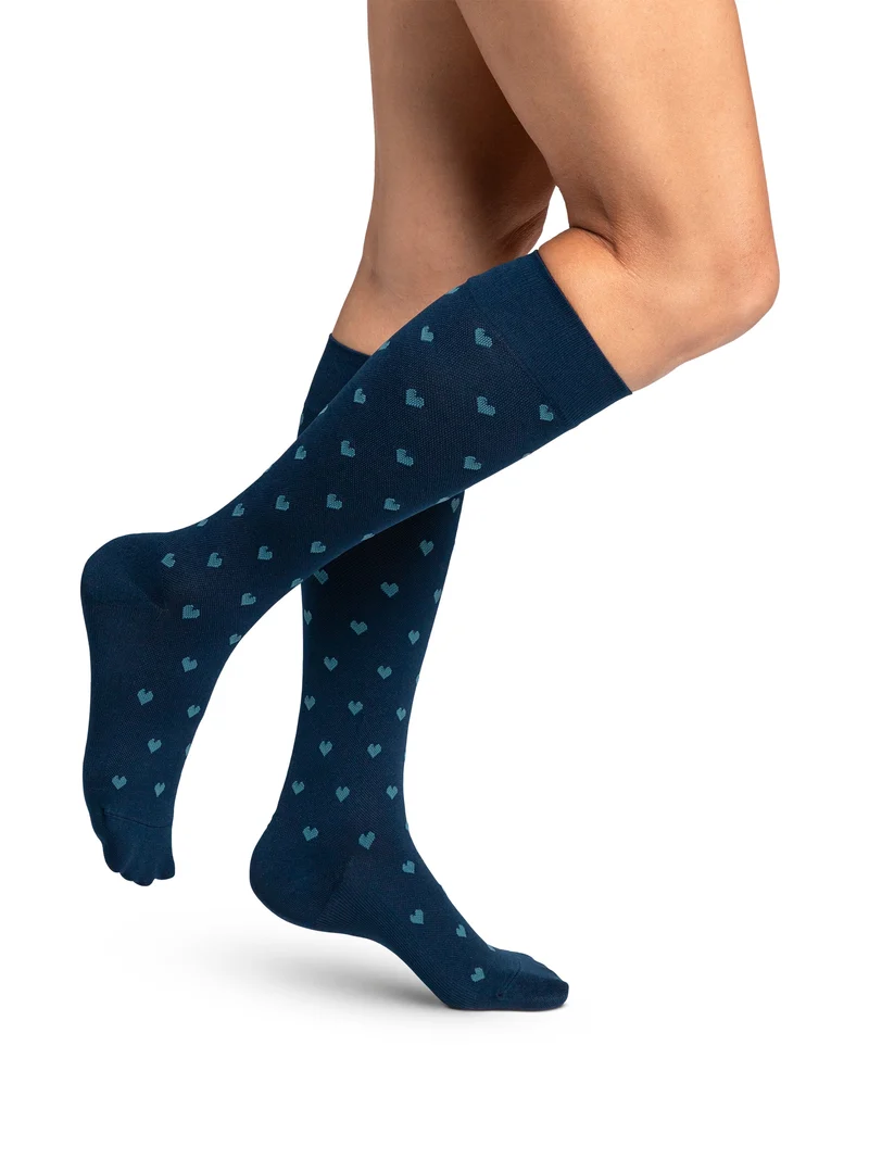 Sigvaris Microfiber Patterns Women's Knee High 20-30 mmHg