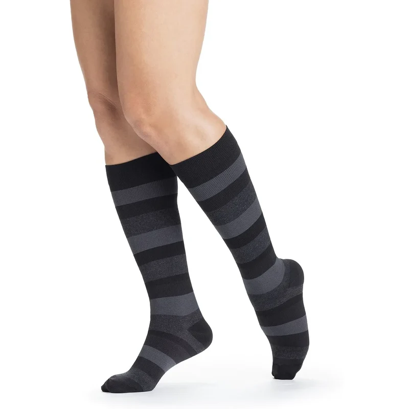 Sigvaris Microfiber Patterns Women's Knee High 20-30 mmHg