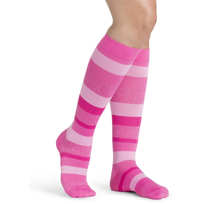 Sigvaris Microfiber Patterns Women's Knee High 20-30 mmHg