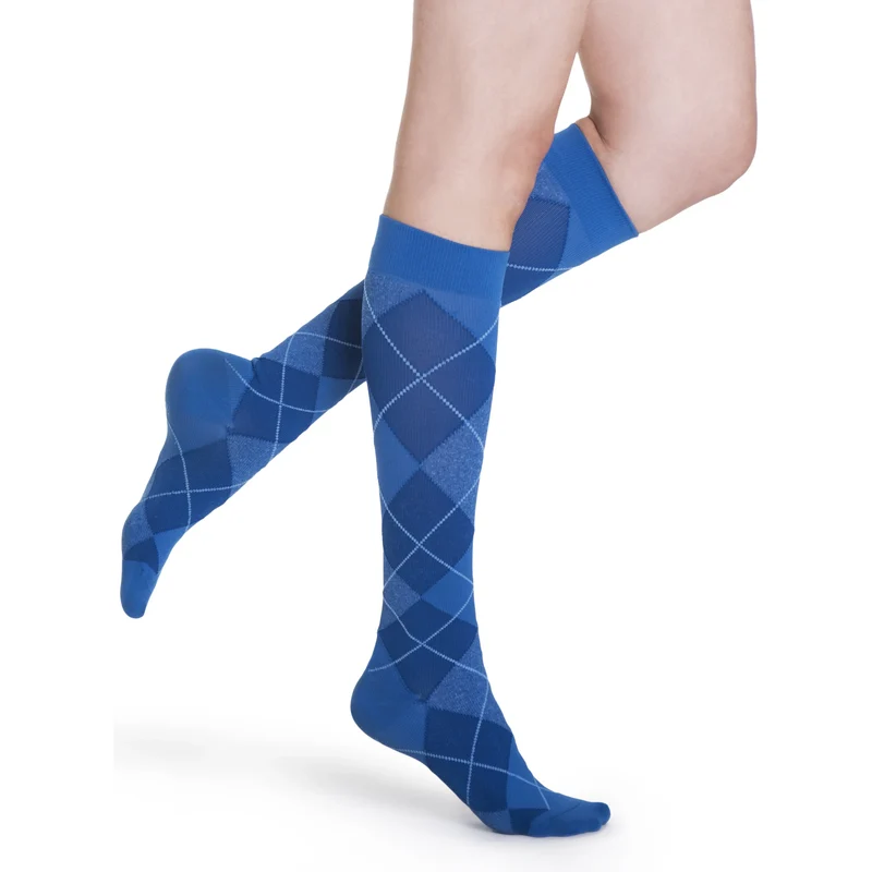 Sigvaris Microfiber Patterns Women's Knee High 20-30 mmHg