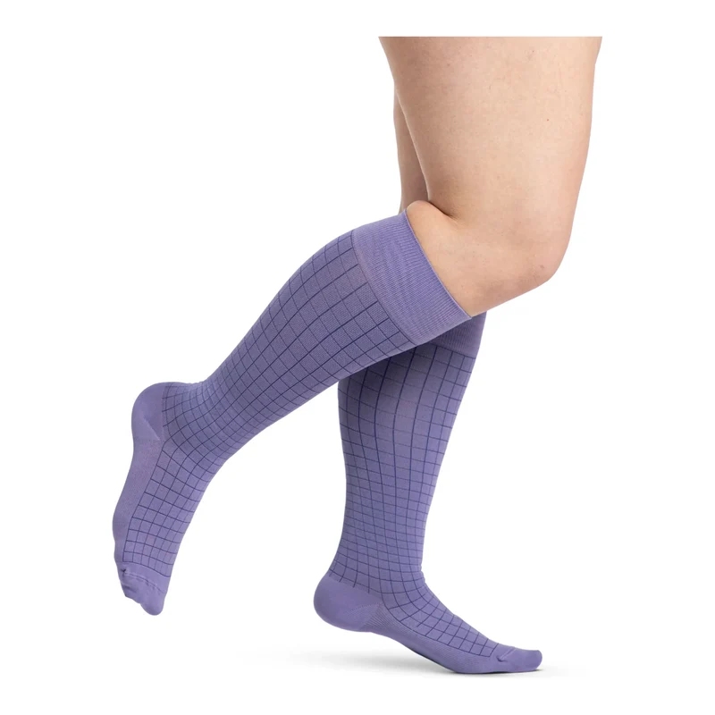 Sigvaris Microfiber Patterns Women's Knee High 20-30 mmHg
