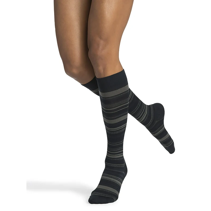 Sigvaris Microfiber Patterns Women's Knee High 20-30 mmHg
