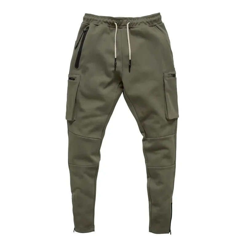Herren Sporthose Jogger Jogginghose Sweatpants Trainingshose Cargo Hose mit Zip