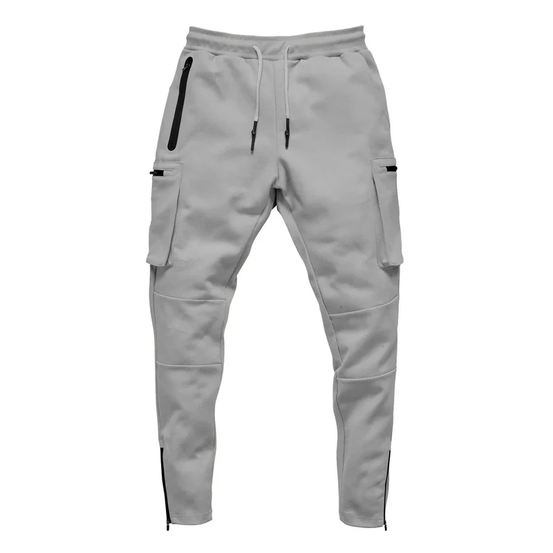 Herren Sporthose Jogger Jogginghose Sweatpants Trainingshose Cargo Hose mit Zip