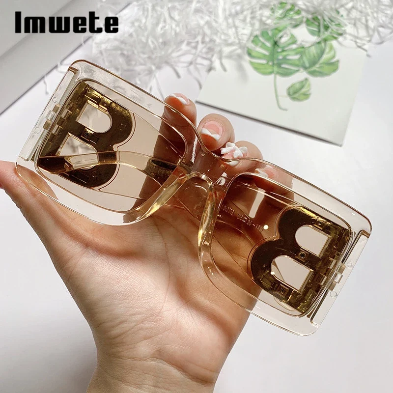 Designer Luxus Brille Sonnenbrille Damen Quadratische Übergröße Gläser Vintage
