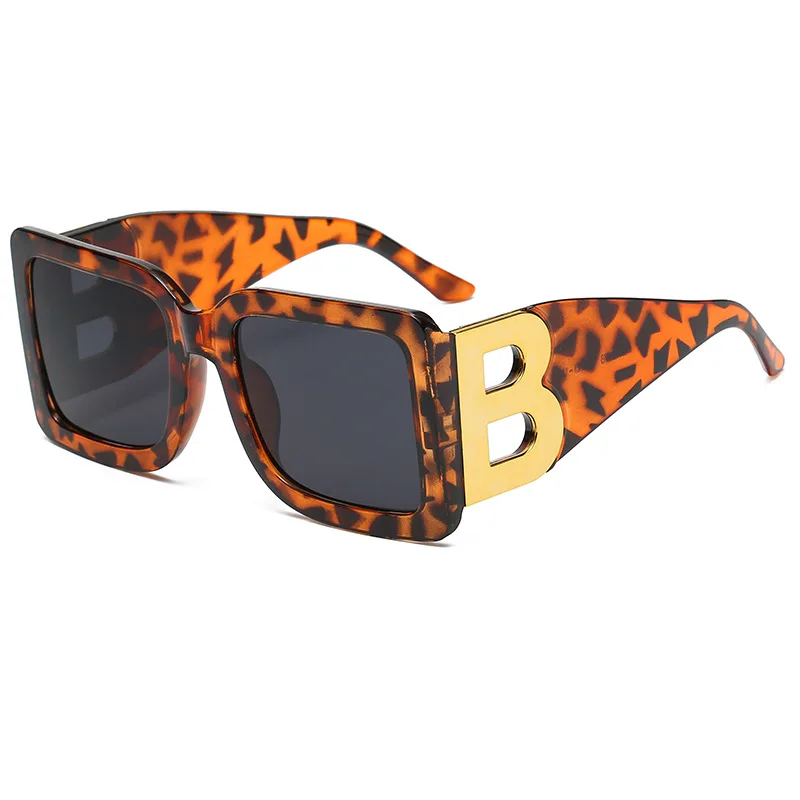 Designer Luxus Brille Sonnenbrille Damen Quadratische Übergröße Gläser Vintage