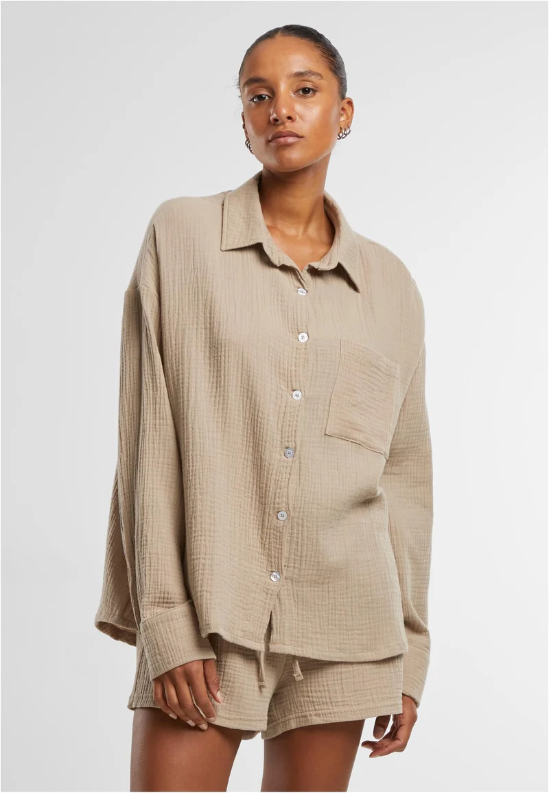 UC Oversized Musselin Blouse