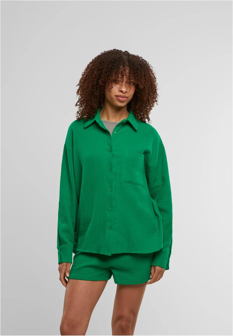 UC Oversized Musselin Blouse