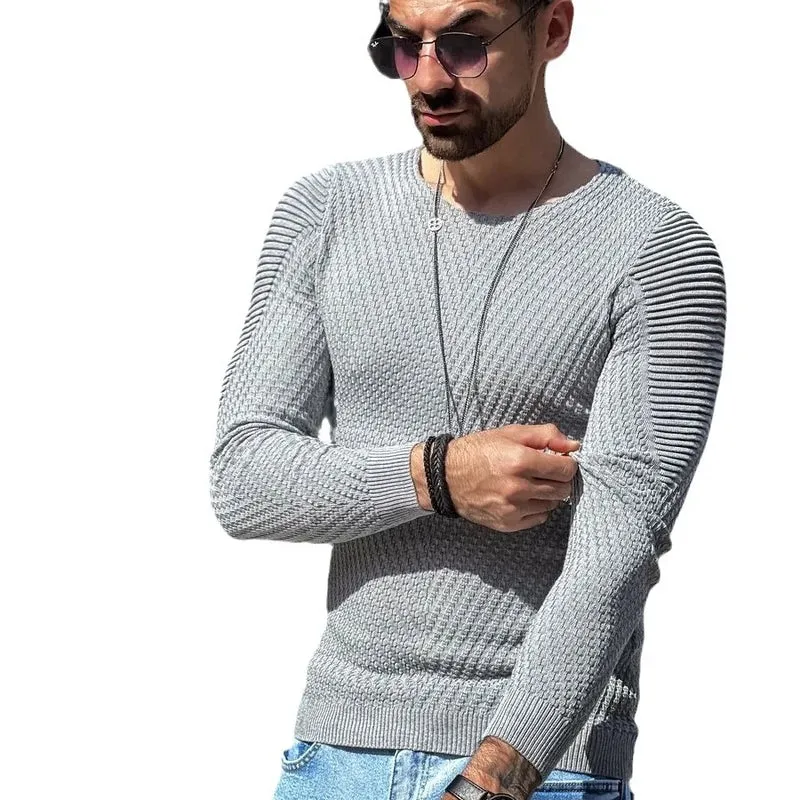 Herren Pullover Sweatshirt Pulli Zipper Sweater Shirt Langarmshirt Rollkragen