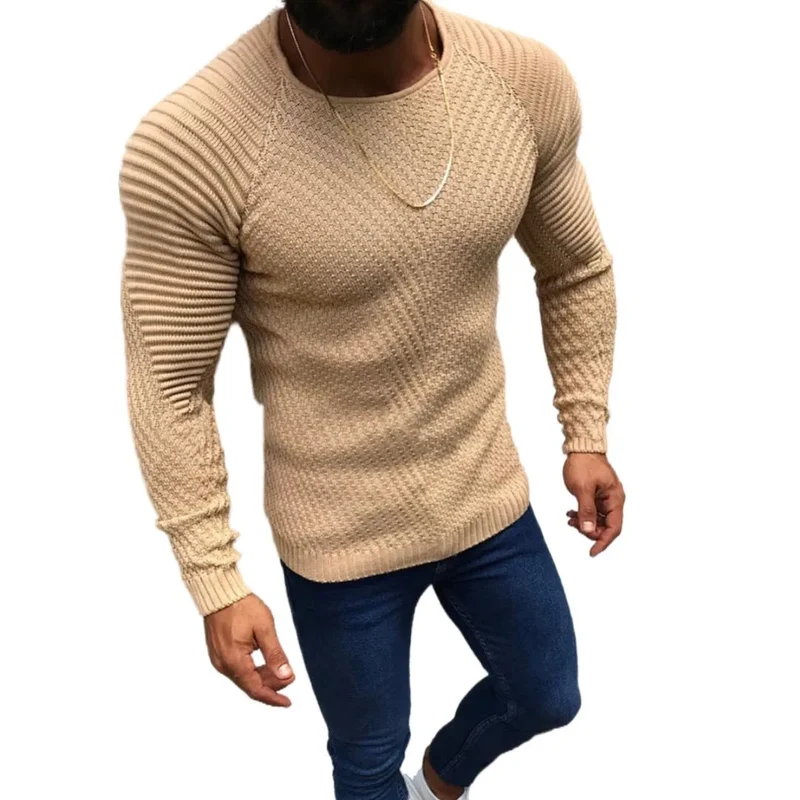 Herren Pullover Sweatshirt Pulli Zipper Sweater Shirt Langarmshirt Rollkragen