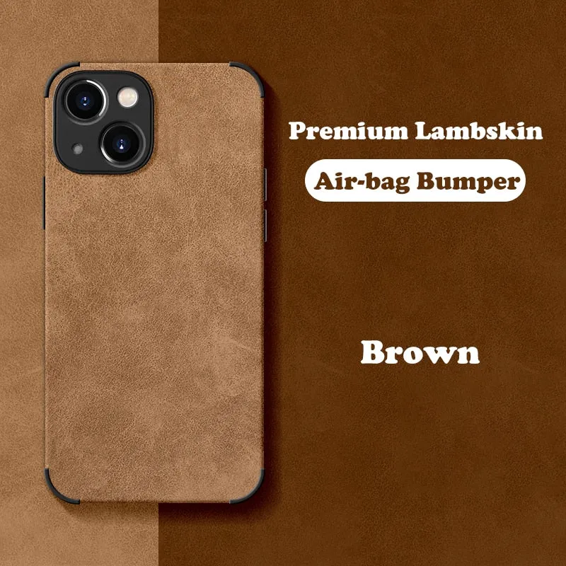 ECHT LEDER Handy Hülle IPhone 14 13 12 11 Pro Max Fashion Tasche Cove Schutzhülle