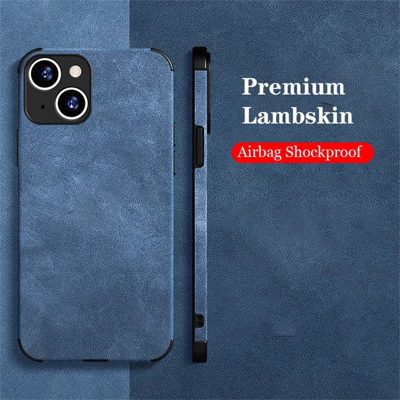 ECHT LEDER Handy Hülle IPhone 14 13 12 11 Pro Max Fashion Tasche Cove Schutzhülle