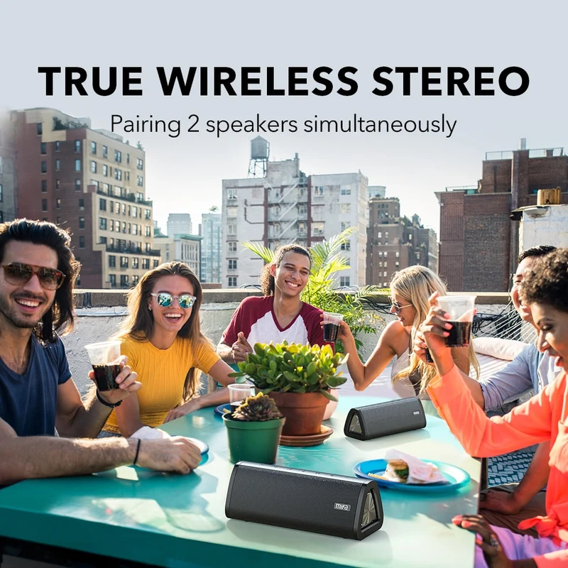 Mifa A10+ PLUS 20W Tragbare bluetooth lautsprecher 360 ° Stereo IPX7 wasserdicht