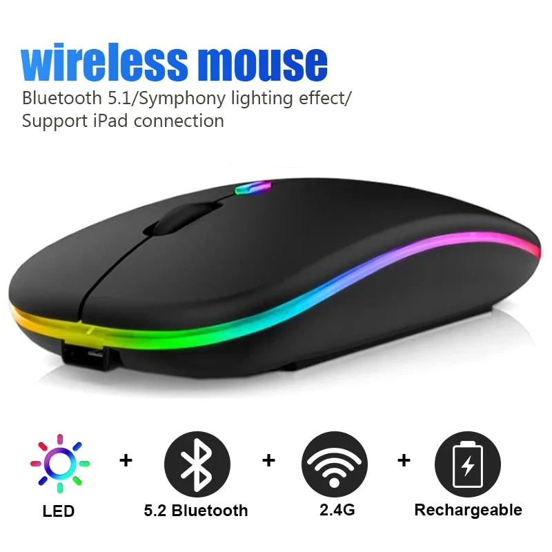 PC Maus Kabellos USB Wireless Mouse Computer Notebook Laptop Funkmaus (NEU)