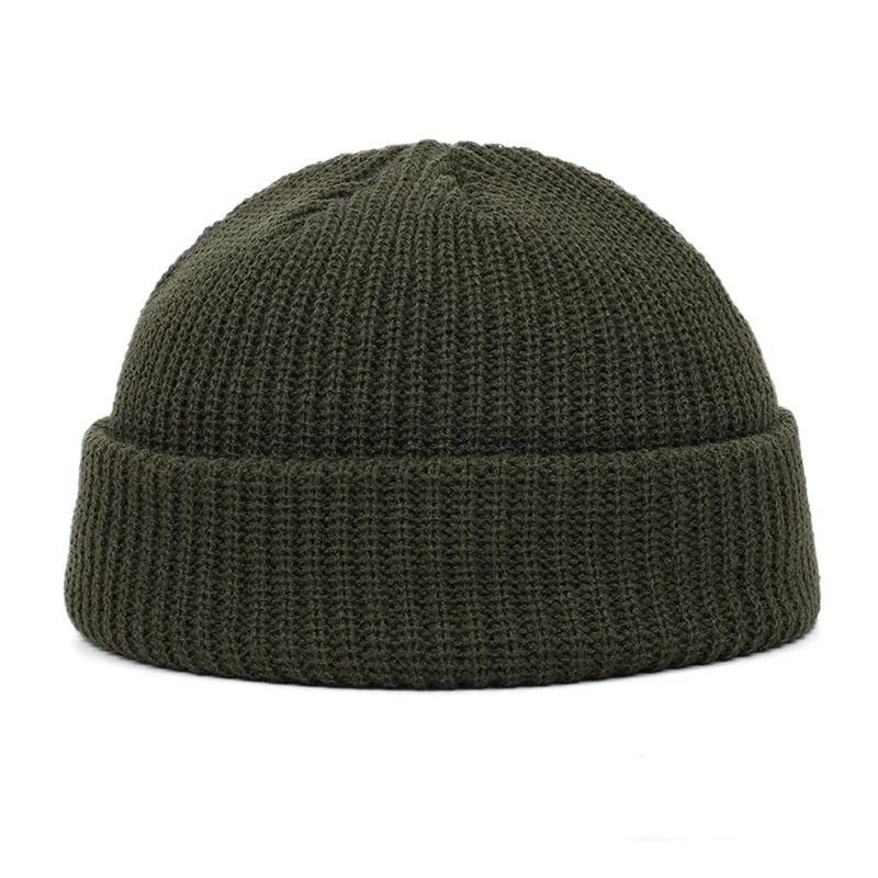 Warme Herren Wintermütze Woll Mütze Strickmütze Kappe Hut Unisex