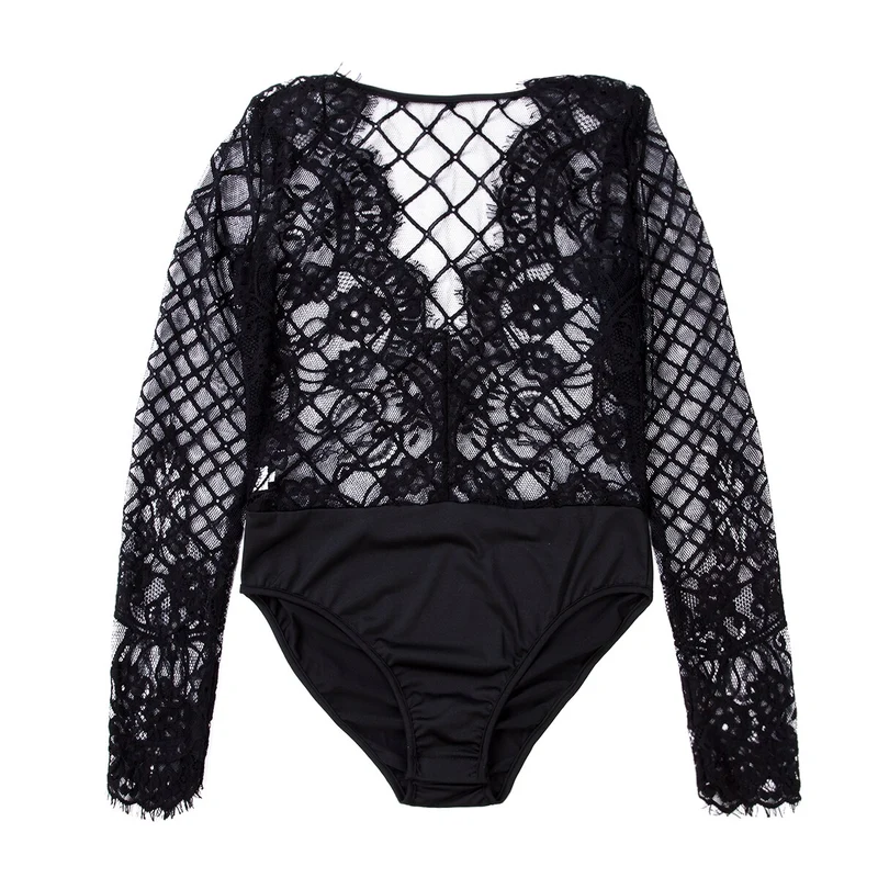 Neu Damen Sexy Spitze/Leder Bodycon Dessous Erotik Reizwäsche Nachtkleid Nachtwäsche