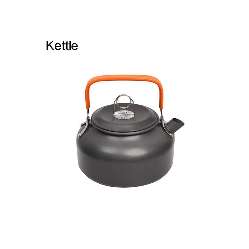 1-3 Person Camping Kochgeschirr Kochtopf Outdoor-Töpfe Bratpfanne Kettle Kit