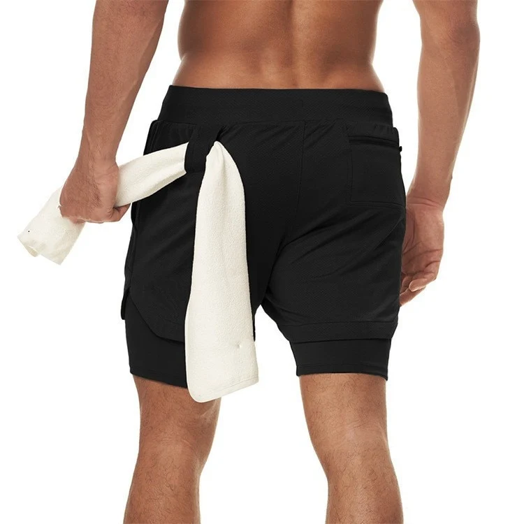 Shorts Bermudas Sporthose Kurze Kurzhose Jogging Unifarben Herren Fitness Gym