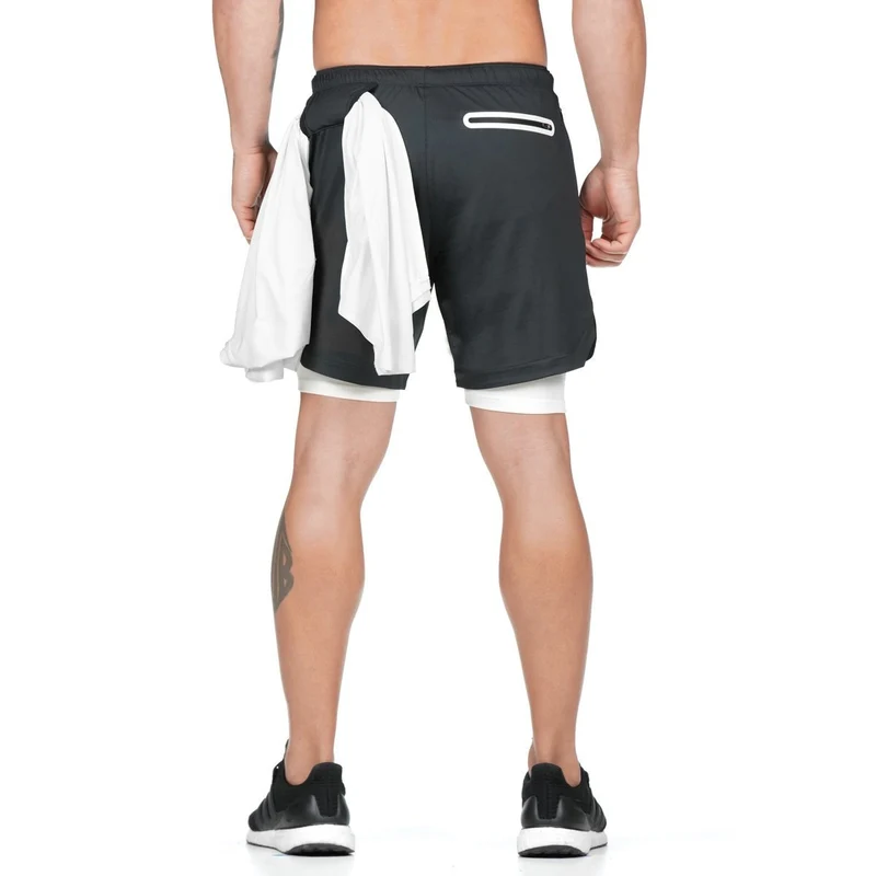Shorts Bermudas Sporthose Kurze Kurzhose Jogging Unifarben Herren Fitness Gym