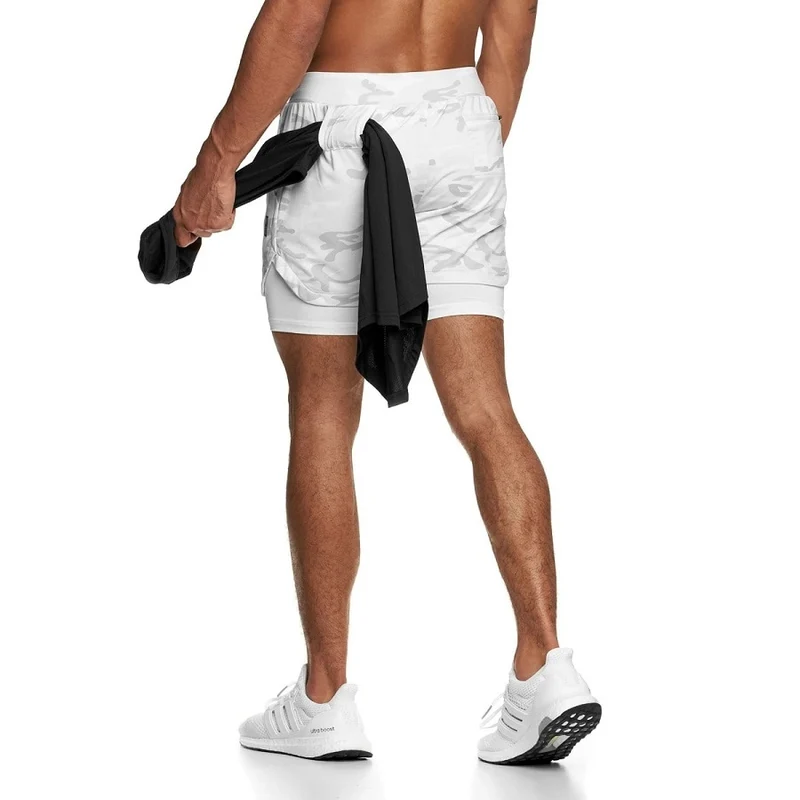 Shorts Bermudas Sporthose Kurze Kurzhose Jogging Unifarben Herren Fitness Gym