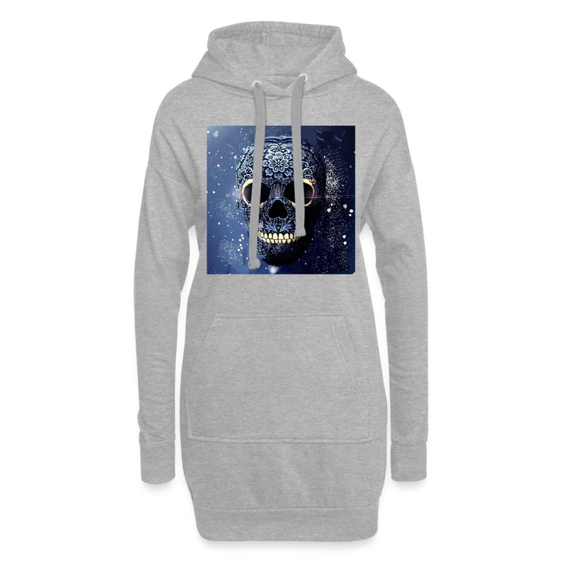 Hoodie-Kleid Kapuzenpullover Sweatshirt Pulloverkleid Hoodie Pulli Tunika Damen