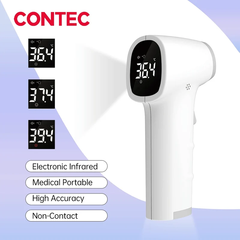 Digital Fieberthermometer Infrarot LCD Thermometer Stirnthermometer kontaktlos TP500
