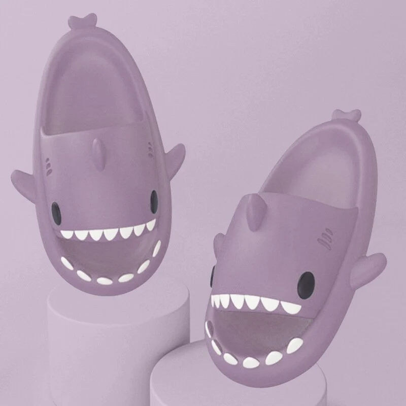 Shark Slippers Badelatschen Frauen Hausschuhe Flip Flops Sandalen Anti-Rutsch Sohle
