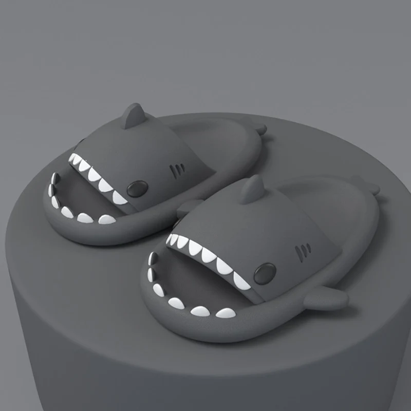 Shark Slippers Badelatschen Frauen Hausschuhe Flip Flops Sandalen Anti-Rutsch Sohle
