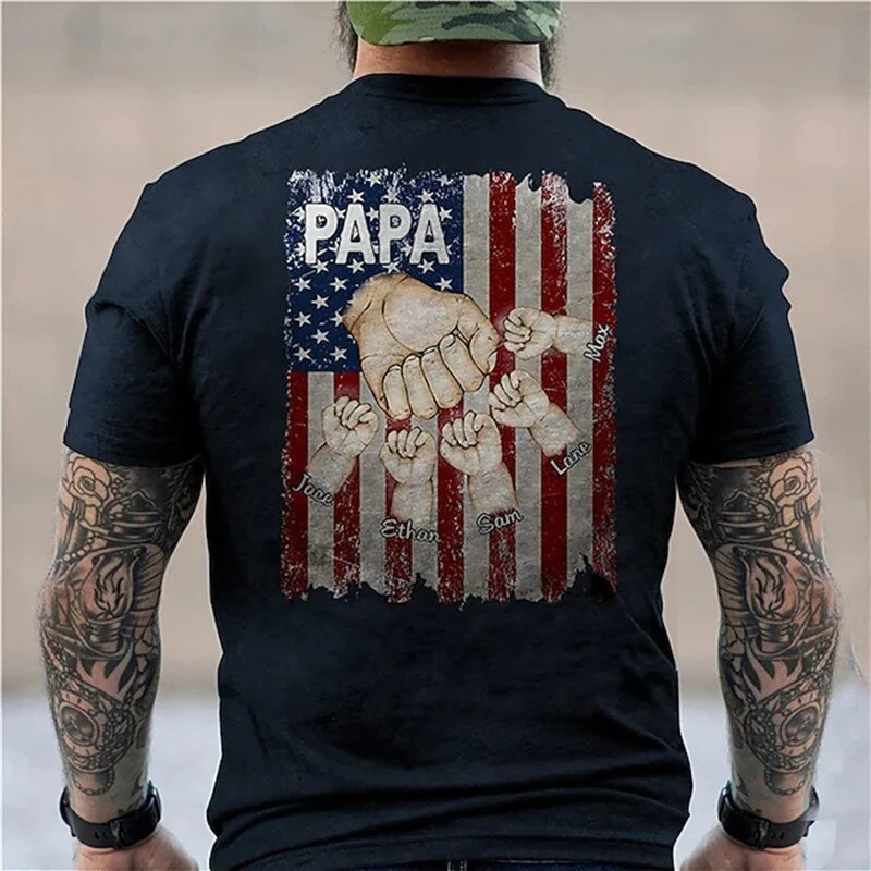Herren Metal Skull 3D T-Shirt Rundhals Unisex Sommer Streetwear