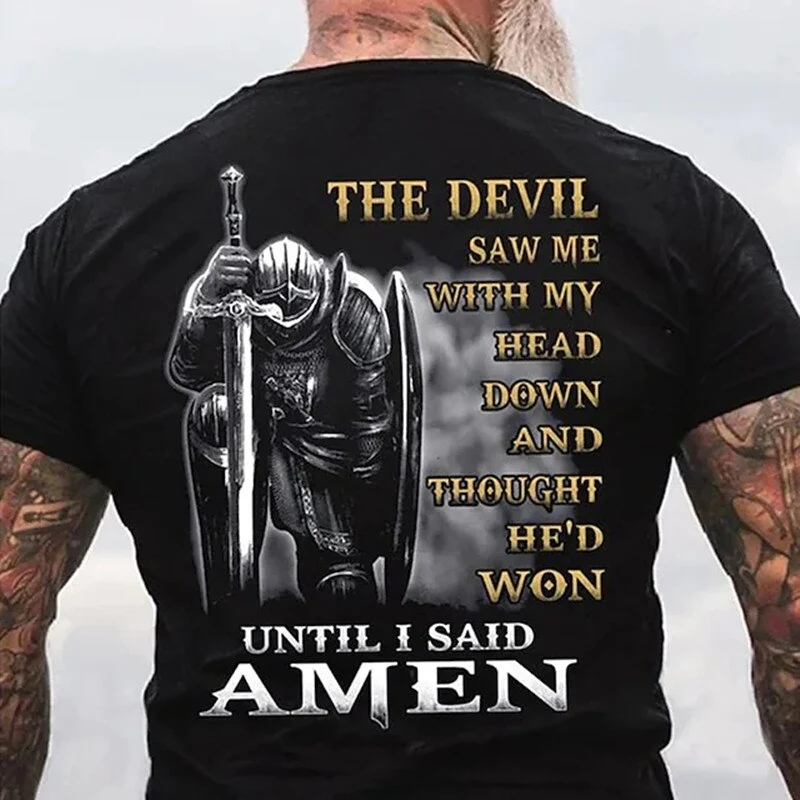 Herren Metal Skull 3D T-Shirt Rundhals Unisex Sommer Streetwear