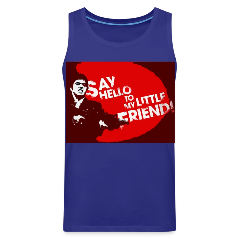 Tanktop T-Shirt SAY HELLO Muskelshirt Achselshirt Sport Basic Herren