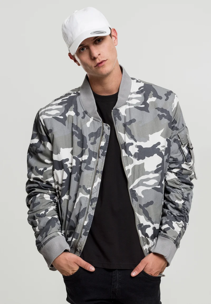 UC Vintage Camo Cotton Bomber Jacket