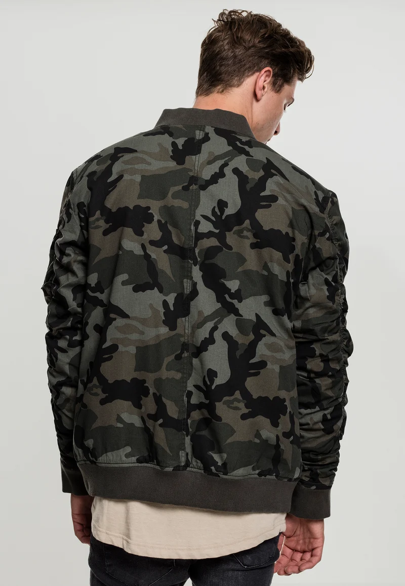 UC Vintage Camo Cotton Bomber Jacket