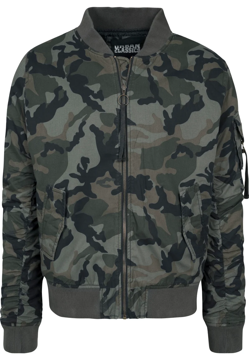 UC Vintage Camo Cotton Bomber Jacket