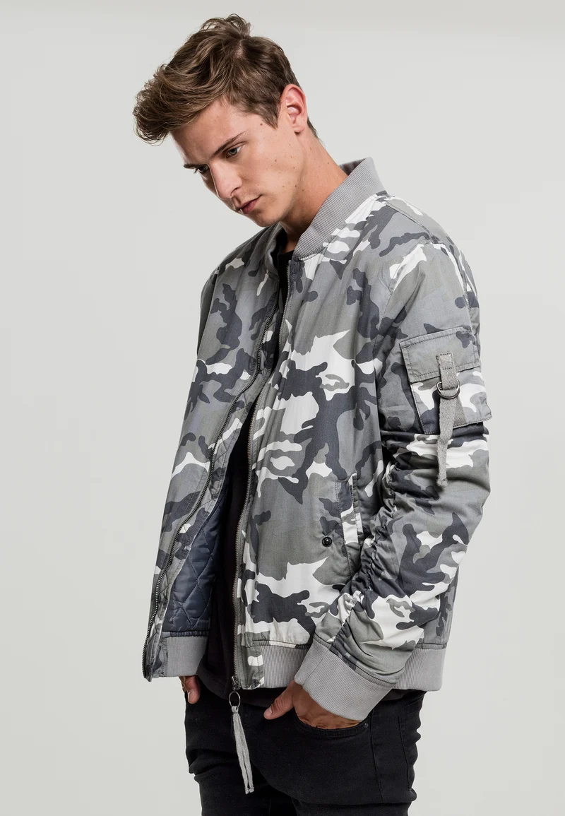 UC Vintage Camo Cotton Bomber Jacket