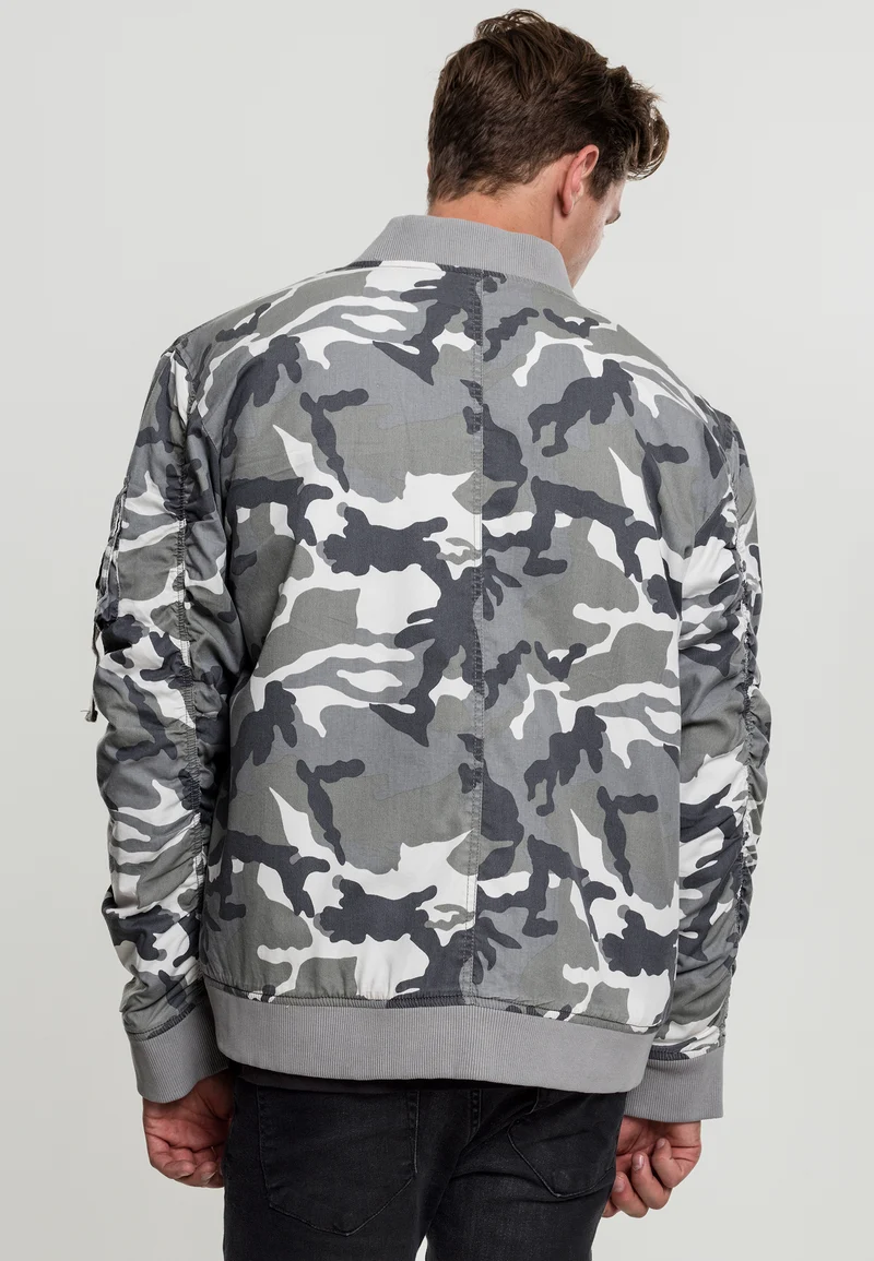 UC Vintage Camo Cotton Bomber Jacket