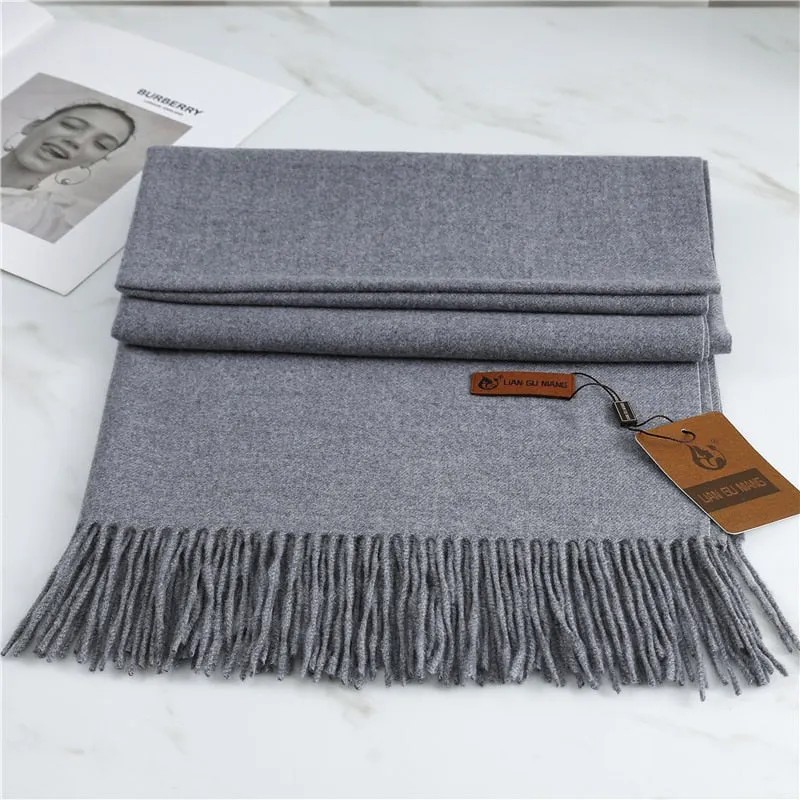 Fashion Damen Winterschal Viskose Stola Schlauchschal Halstuch Strickschal Loop NEU
