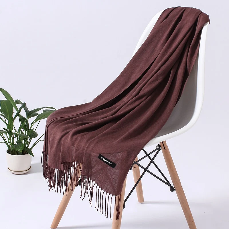 Fashion Damen Winterschal Viskose Stola Schlauchschal Halstuch Strickschal Loop NEU
