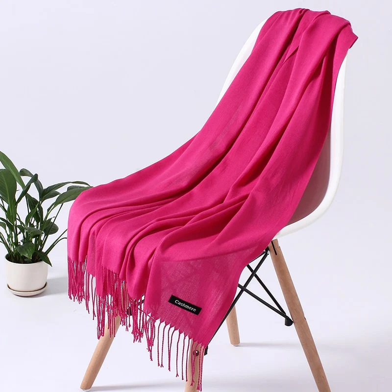 Fashion Damen Winterschal Viskose Stola Schlauchschal Halstuch Strickschal Loop NEU