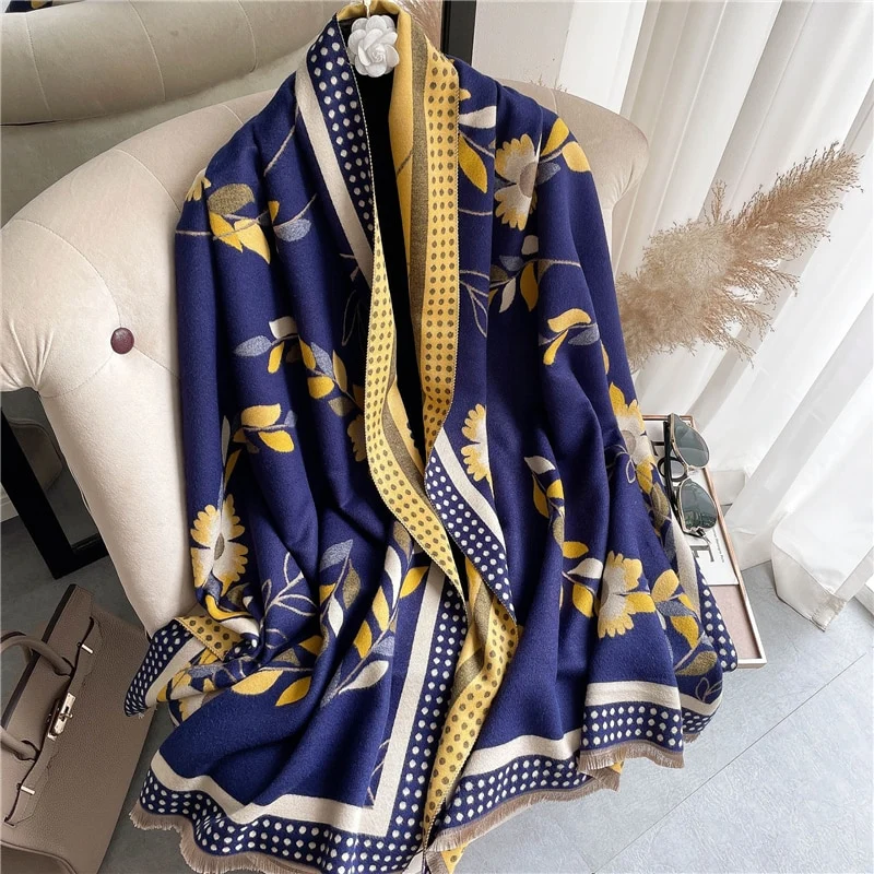 Fashion Damen Winterschal Viskose Stola Schlauchschal Halstuch Strickschal Loop NEU