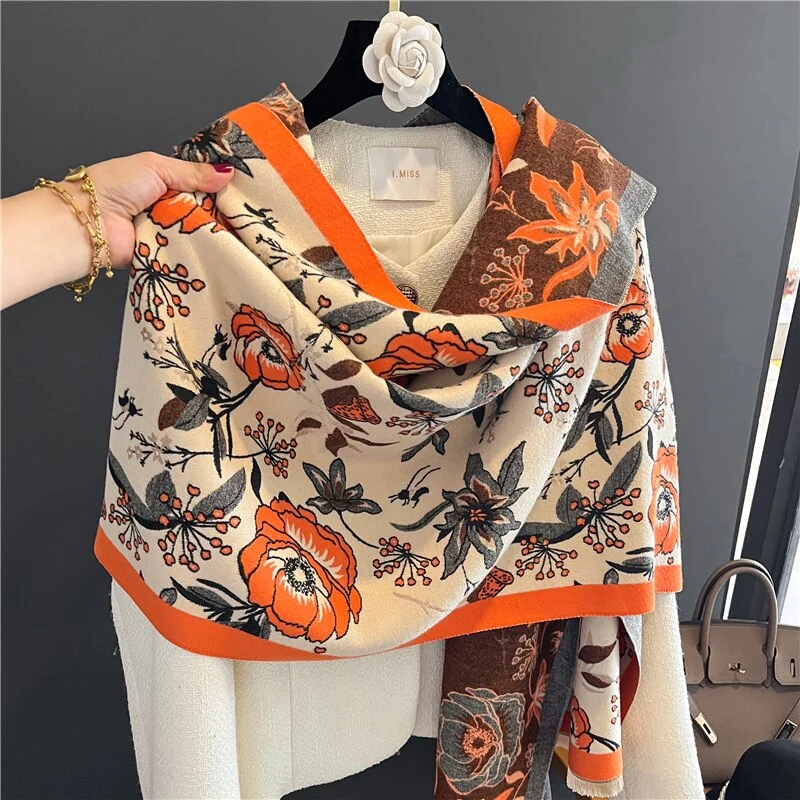 Fashion Damen Winterschal Viskose Stola Schlauchschal Halstuch Strickschal Loop NEU