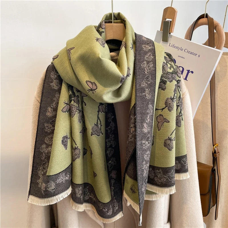Fashion Damen Winterschal Viskose Stola Schlauchschal Halstuch Strickschal Loop NEU
