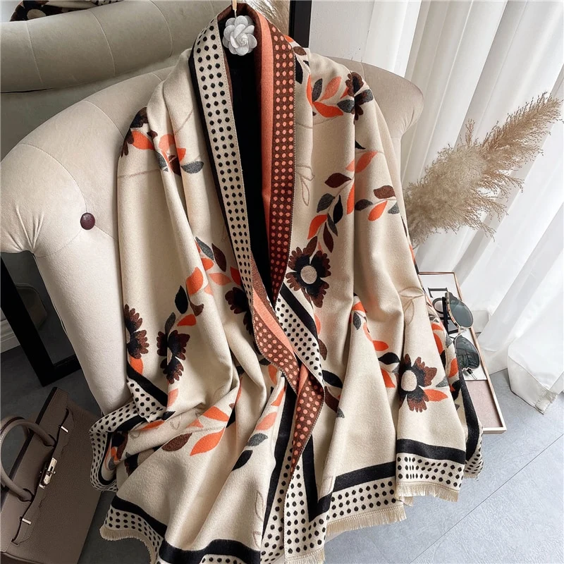 Fashion Damen Winterschal Viskose Stola Schlauchschal Halstuch Strickschal Loop NEU