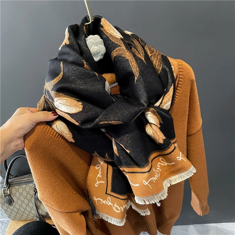Fashion Damen Winterschal Viskose Stola Schlauchschal Halstuch Strickschal Loop NEU