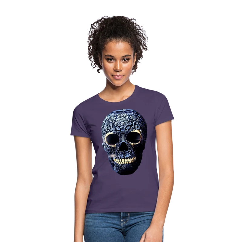 T-Shirt Damen Oberteil Frauen kurzarm Tshirt Baumwolle Rundhals Top Streetwear