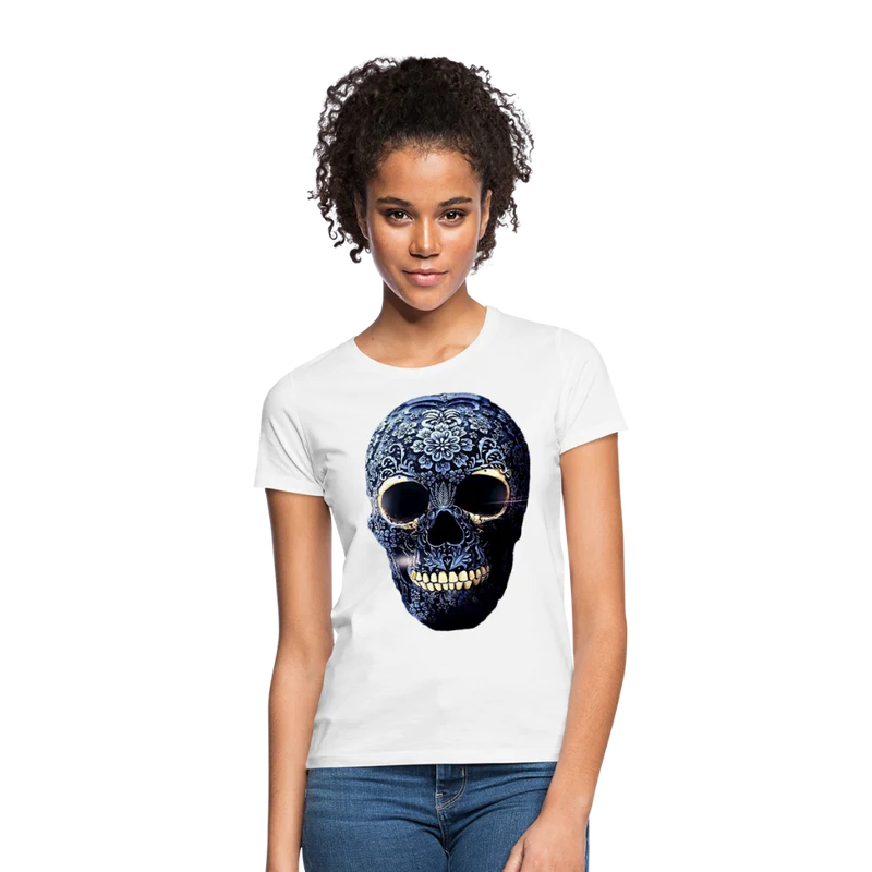T-Shirt Damen Oberteil Frauen kurzarm Tshirt Baumwolle Rundhals Top Streetwear