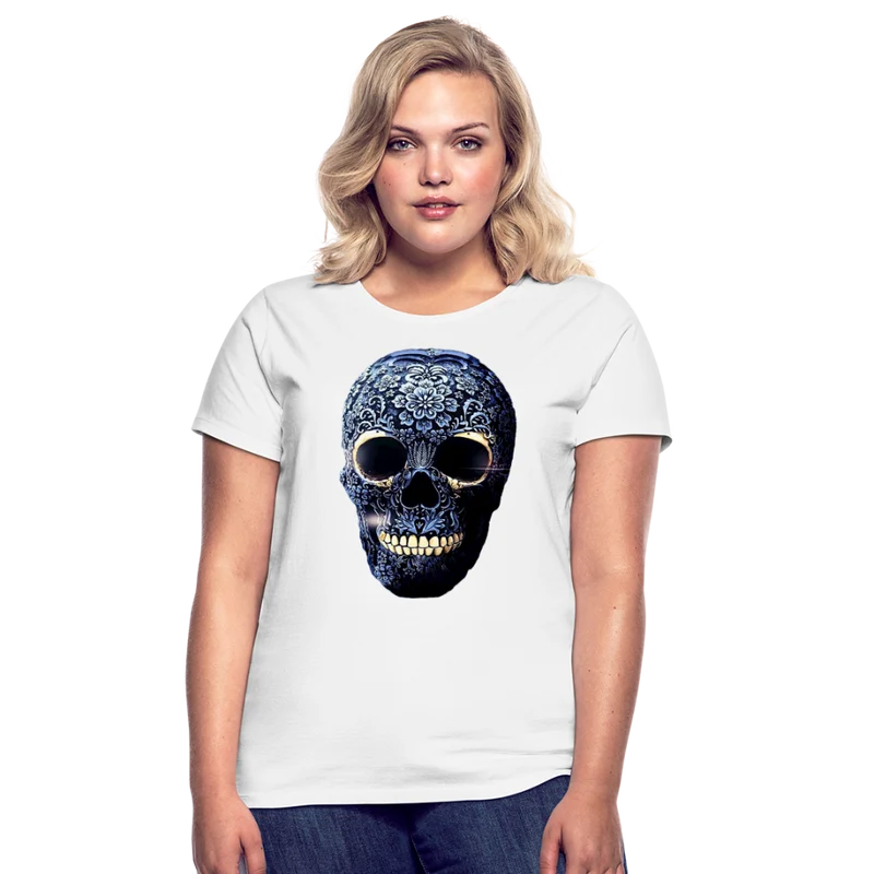 T-Shirt Damen Oberteil Frauen kurzarm Tshirt Baumwolle Rundhals Top Streetwear